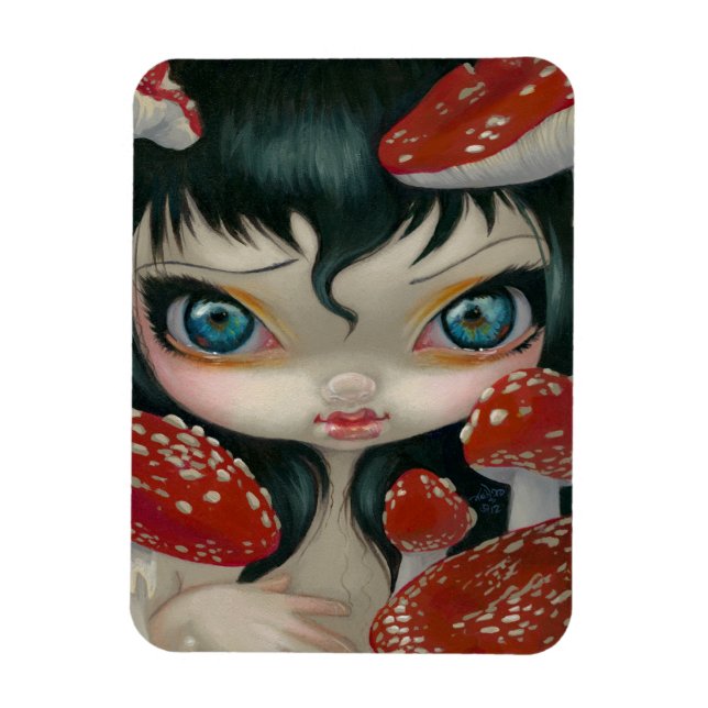 "Beautés toxiques VI : Agaric volante" Flex Magnet (Vertical)