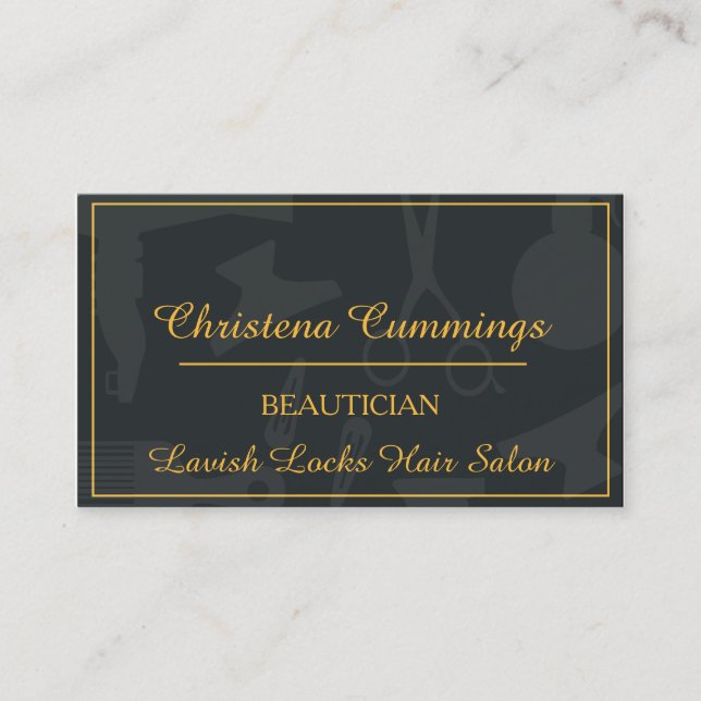 Beautician Business Card (Front)