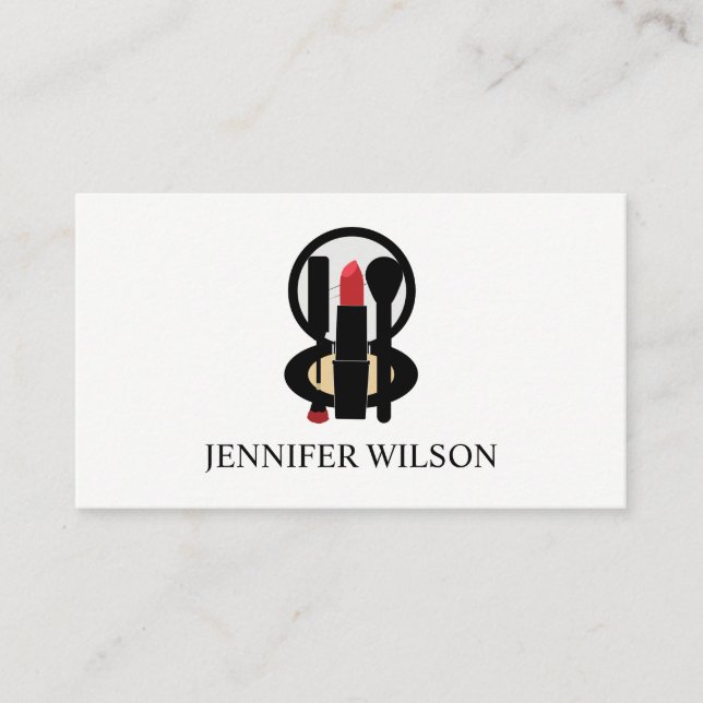 Beautician Business Card (Front)