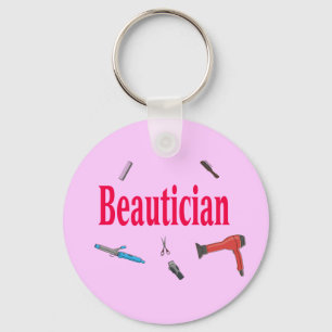 Beautician Business Keychain