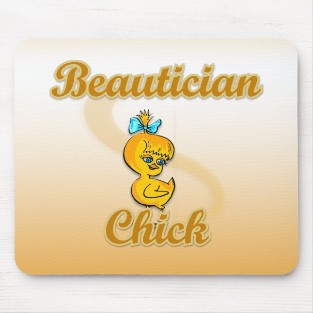 Beautician Chick Mouse Pad (Front)