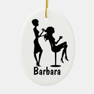 Beautician Customized Ceramic Ornament