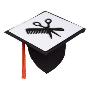 Beautician Design Graduation Cap Topper