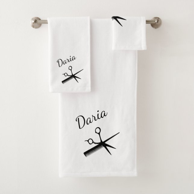 Beautician Design Personal Bath Towel Set (Insitu)