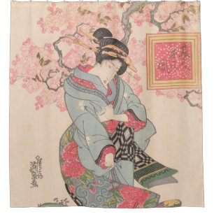 Beauties under Cherry Blossoms Vintage Ukiyo-e