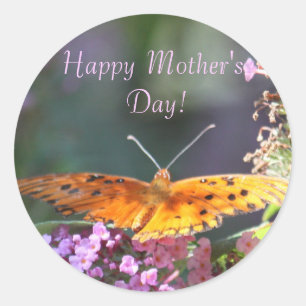Beautifly butterfly Mother's Day Stickers