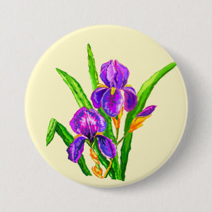 Beautiful 3 Inch Round Button