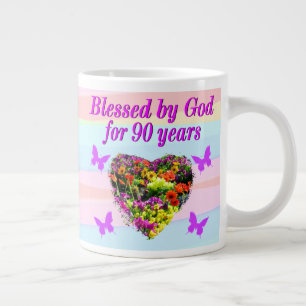 BEAUTIFUL 90TH BIRTHDAY BLESSINGS MUG