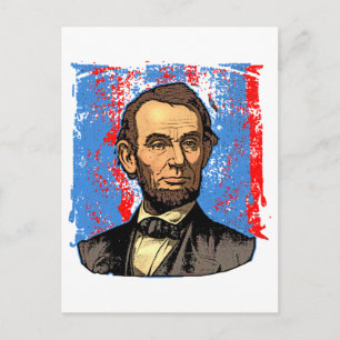 Beautiful Abraham Lincoln Portrait Postcard