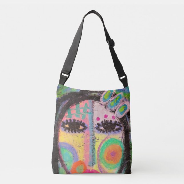 Beautiful Abstract Art  Crossbody Bag (Front)