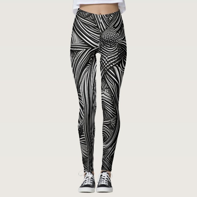 Beautiful Abstract Art Leggings (Front)