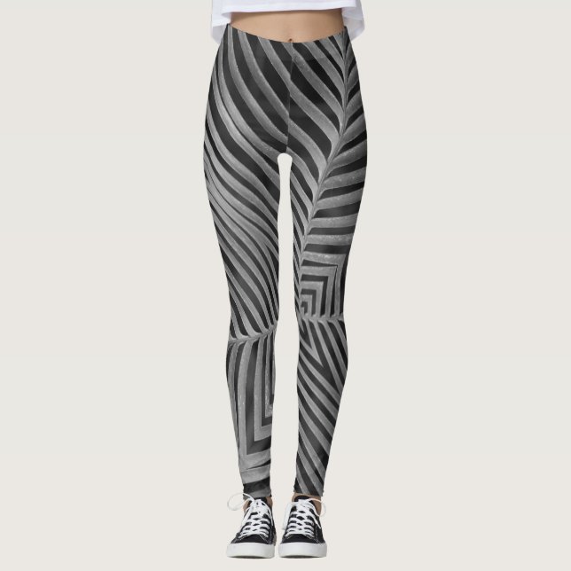 Beautiful abstract art leggings (Front)