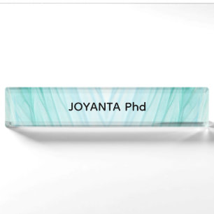 Beautiful abstract art nameplate