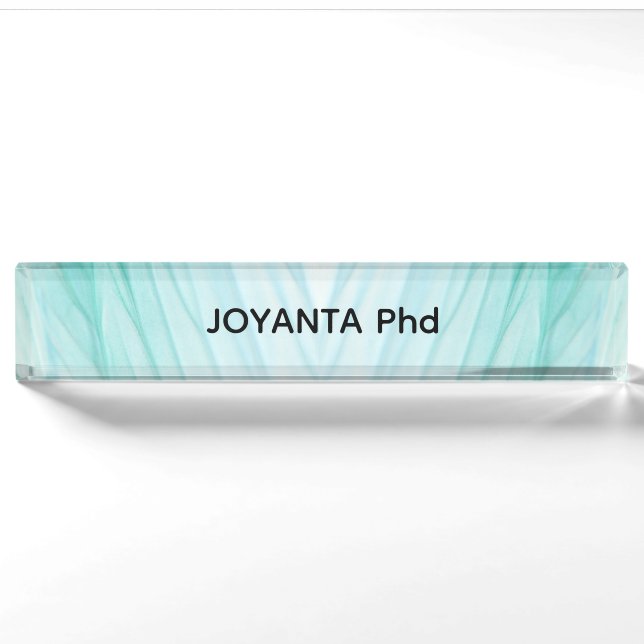 Beautiful abstract art nameplate (Front)