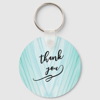 Beautiful abstract art thank you keychain