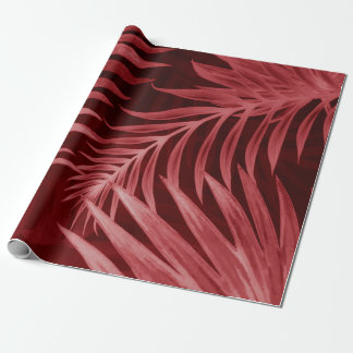 Beautiful abstract colour pink and red flowers on wrapping paper