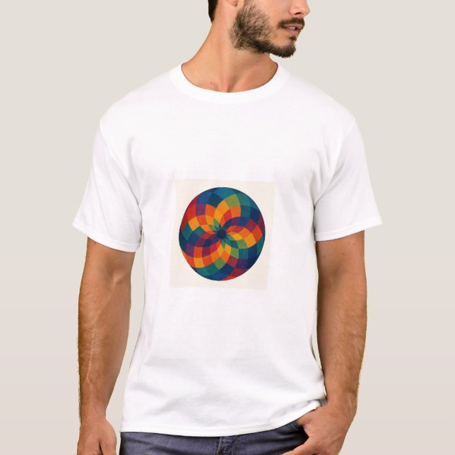 Beautiful Abstract design and Bold colours. T-Shirt (Front)
