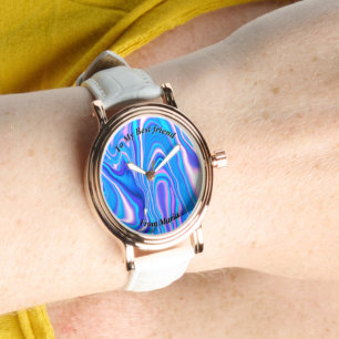 Beautiful Abstract Elegant Rose Gold Watch
