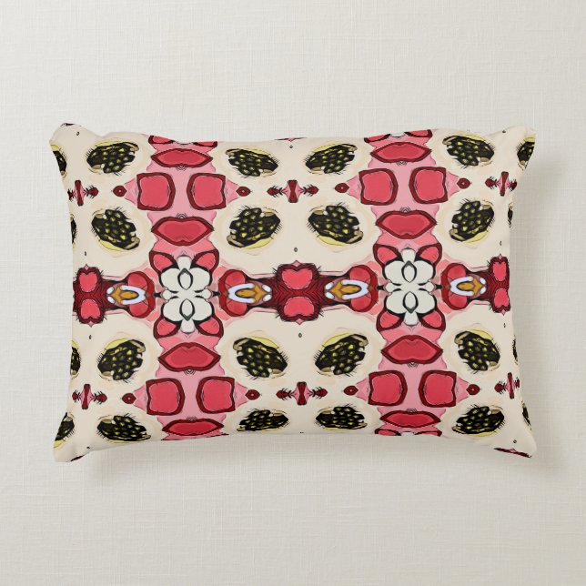 Beautiful abstract ethnic seamless pattern abstrac accent pillow (Front)