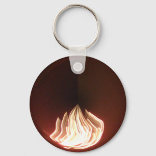 Beautiful Abstract Flame Art Print Keychain