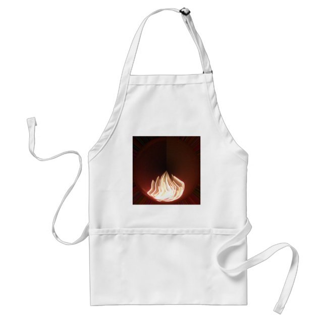 Beautiful Abstract Flame Art Print Standard Apron (Front)
