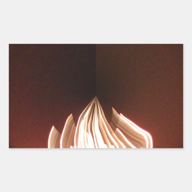 Beautiful Abstract Flame Art Print Sticker (Front)