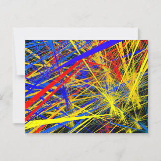 Beautiful Abstract Geometric Pattern Poster Card 