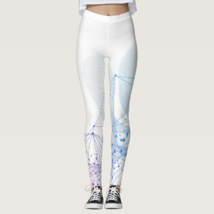 Beautiful Abstract Geometric Stylish Art Leggings