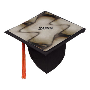 Beautiful Abstract Leave a Long Lasting Impression Graduation Cap Topper
