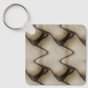 Beautiful Abstract Leave a Long Lasting Impression Keychain