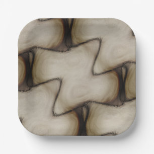 Beautiful Abstract Leave a Long Lasting Impression Paper Plate