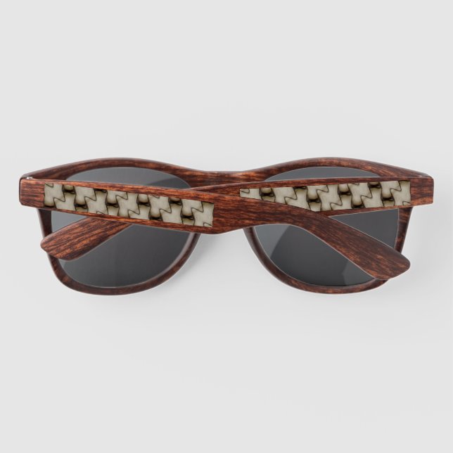 Beautiful Abstract Leave a Long Lasting Impression Sunglasses (Back)