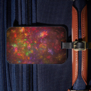 Beautiful abstract luggage tag