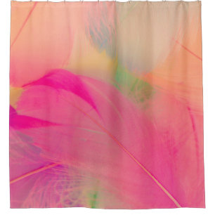 Beautiful abstract purple and blue feathers on whi