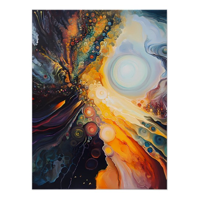Beautiful, Abstract, Space Poster (Front)