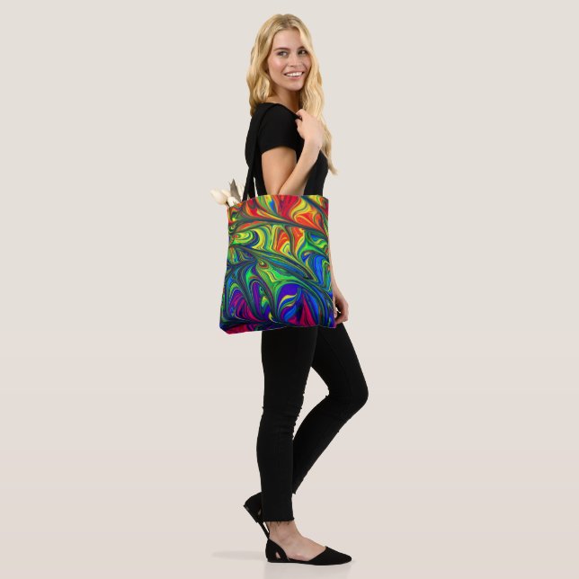 Beautiful Abstract Tote (On Model)