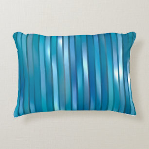 Beautiful abstract vertical blue background with l accent pillow