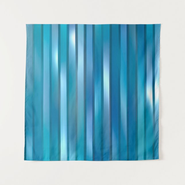 Beautiful abstract vertical blue background with l tapestry (Front)