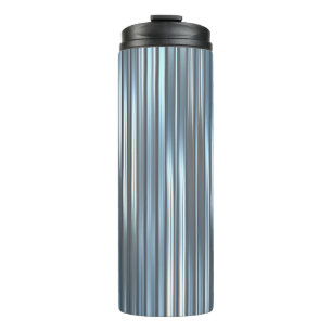 Beautiful abstract vertical blue background with l thermal tumbler