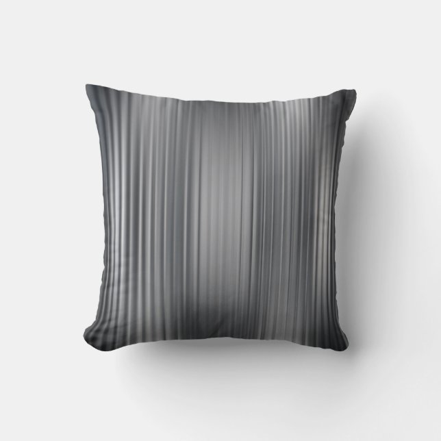 Beautiful abstract vertical grey background with l throw pillow (Front)