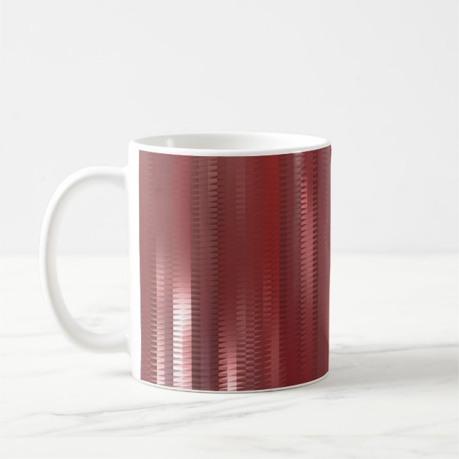 Beautiful abstract vertical red background with li coffee mug (Left)
