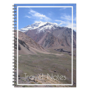 Beautiful Aconcagua National Park View, Argentina Notebook