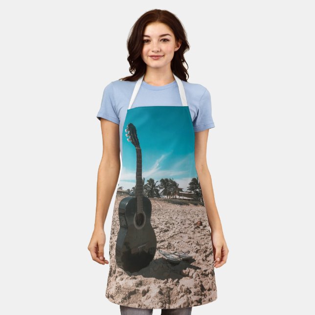 Beautiful Acoustic Guitar Apron (Worn)