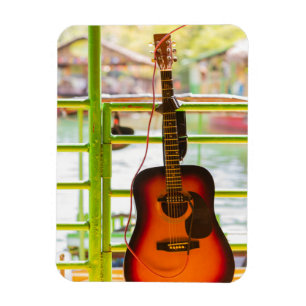 Beautiful Acoustic Guitar Magnet