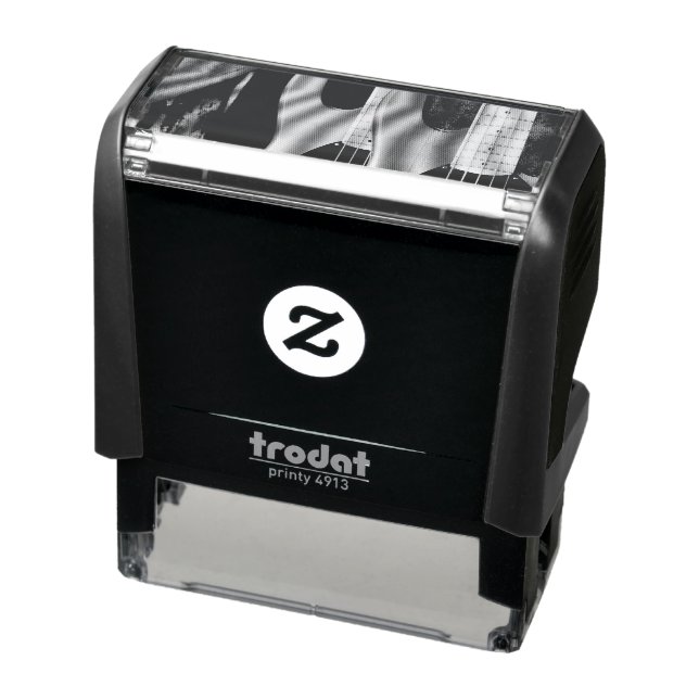Beautiful Acoustic Guitar Self-inking Stamp (Product)