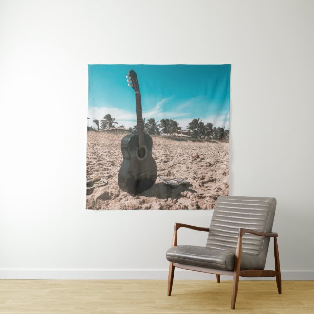 Beautiful Acoustic Guitar Tapestry (In Situ)