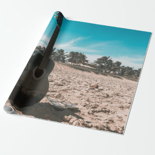 Beautiful Acoustic Guitar Wrapping Paper