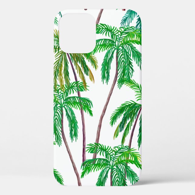 Beautiful acrylic seamless floral summer pattern w Case-Mate iPhone case (Back)