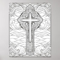 Beautiful Adult Bible Themed Colouring 