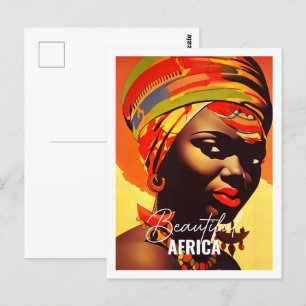 Beautiful Africa Famous Travel Place Vintage Postcard